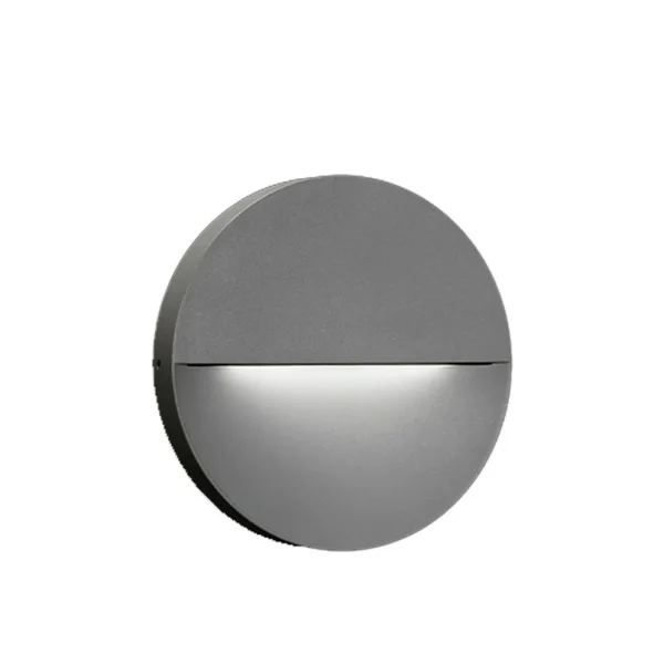 FLOS - Eclipse LED Außenwandleuchte Grau Ares