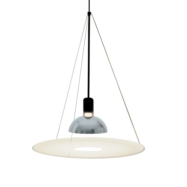 Flos Frisbi Pendelleuchte Weißes Opalglas