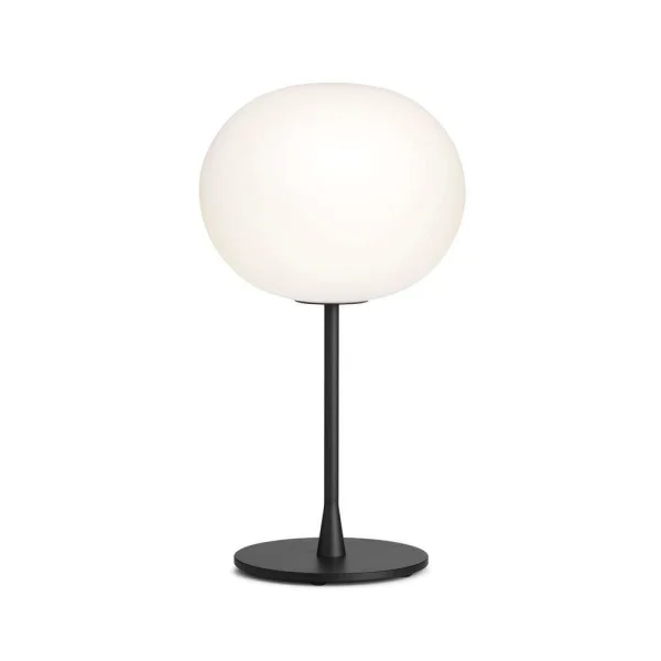 Flos - Glo-Ball T1 Tischleuchte Matt Black/Opal