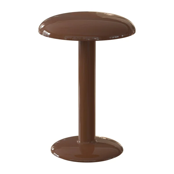 Flos Gustave Residential tragbare Tischleuchte Lacquered brown