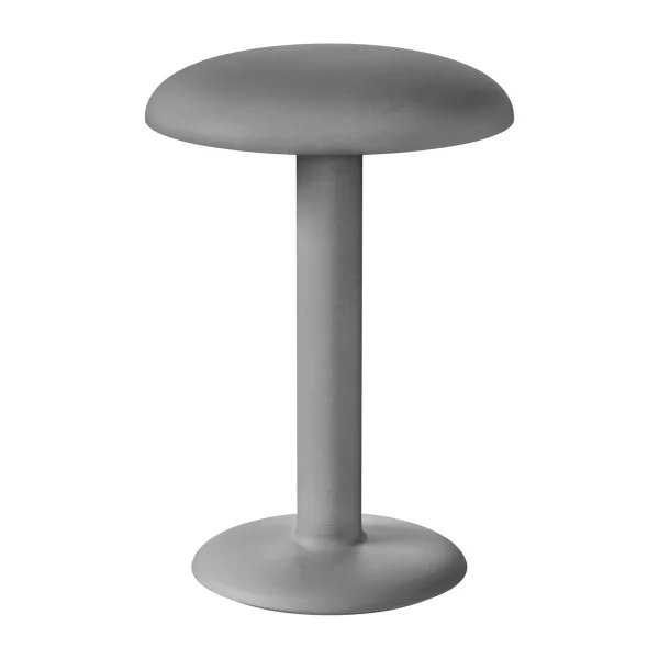 Flos Gustave Residential tragbare Tischleuchte Raw aluminium