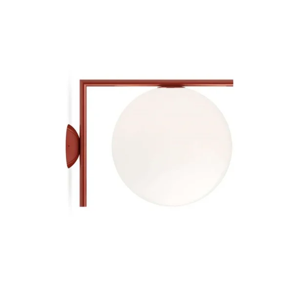 FLOS - IC C/W2 Deckenleuchte/Wandleuchte Burgundy