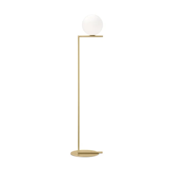 Flos IC F1 Stehleuchte 135 cm Gold