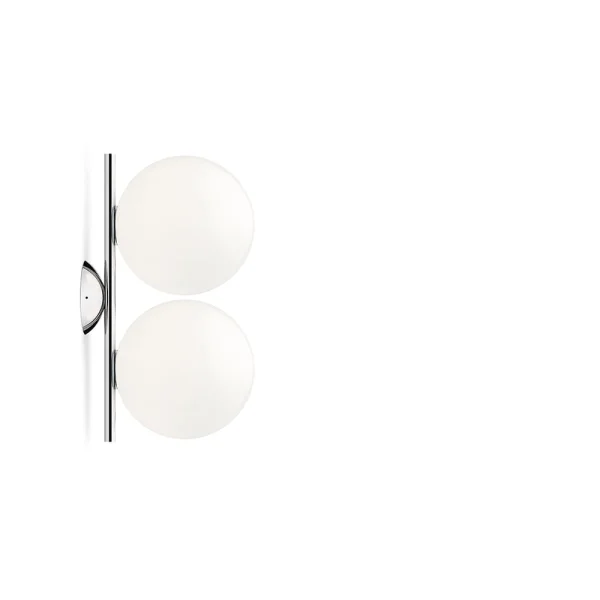 Flos IC lights C/W1 Double Wandleuchte Krom-opal
