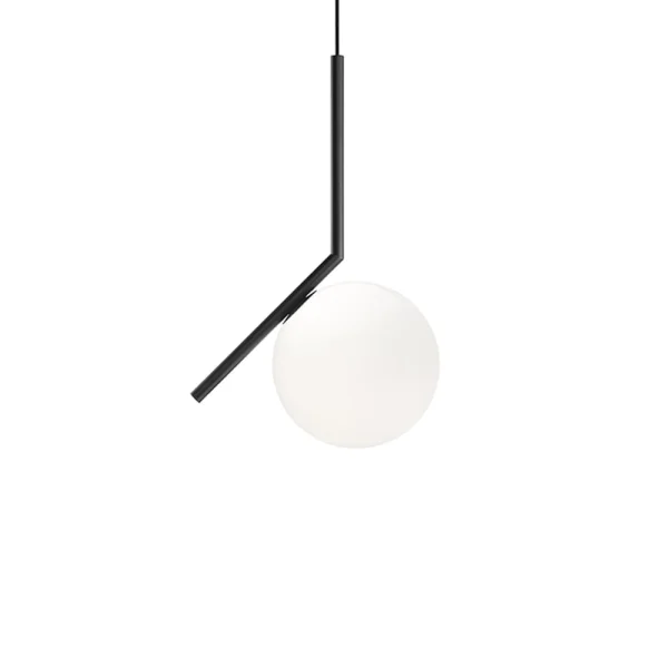 Flos IC lights S1 Pendelleuchte Schwarz-opal
