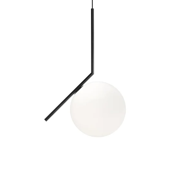 Flos IC lights S2 Pendelleuchte Schwarz-opal