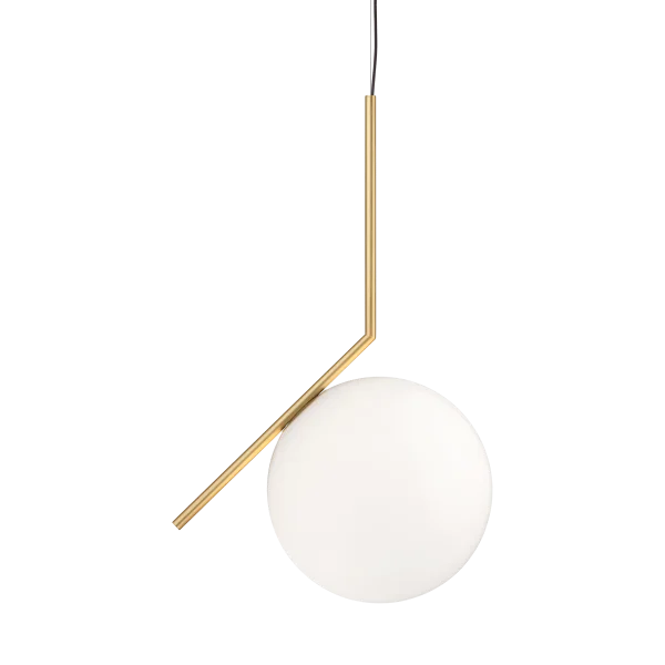 Flos IC Lights S3 Pendelleuchte 102,8 cm Brass