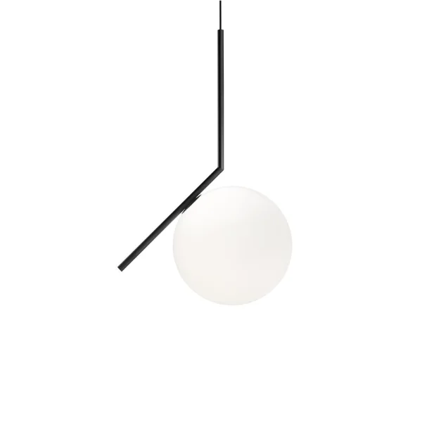FLOS - IC S2 Pendelleuchte Matt Schwarz