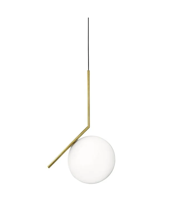 FLOS - IC S2 Pendelleuchte Messing