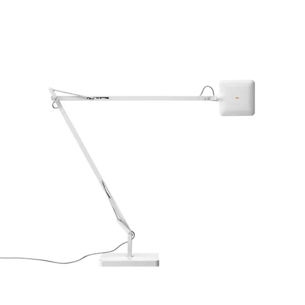 Flos Kelvin T LED Tischleuchte Weiß hochglänzend