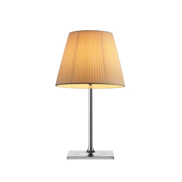 Flos KTribe T2 Tischleuchte Aluminium-Textilschirm