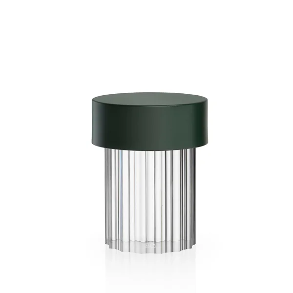Flos Last Order Fluted IP55 Tischleuchte Grün