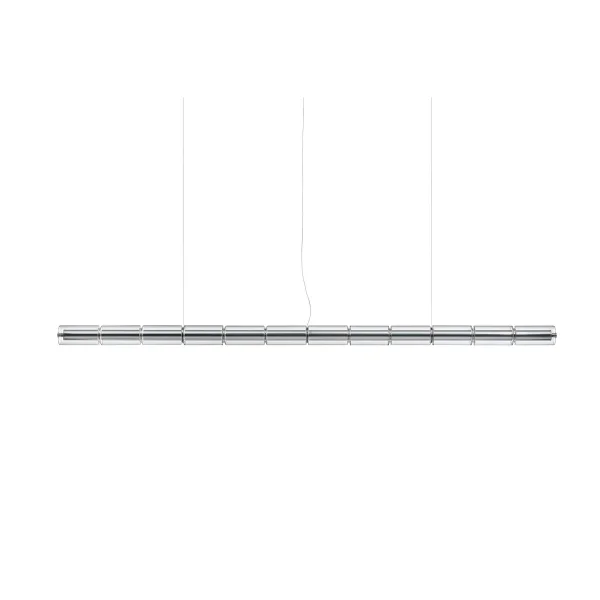Flos Luce Cilindrica S3 Pendelleuchte 248,8 cm Glass