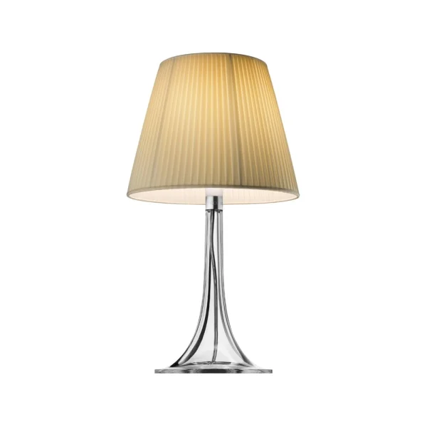 Flos Miss K Soft Tischleuchte Beige-transparent Fuß