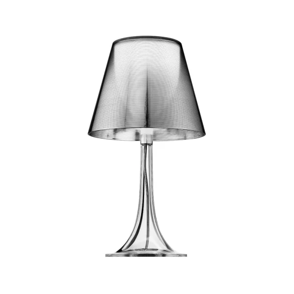 Flos Miss K Tischleuchte Silver-transparent Fuß