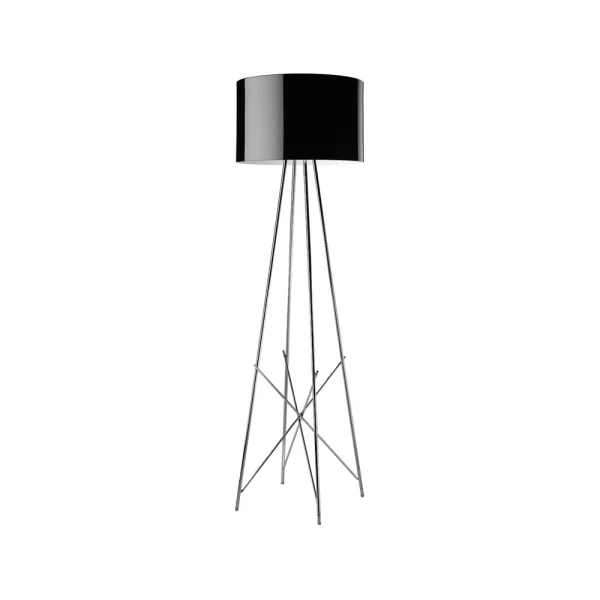 Flos Ray F2 Stehleuchte Schwarz-krom