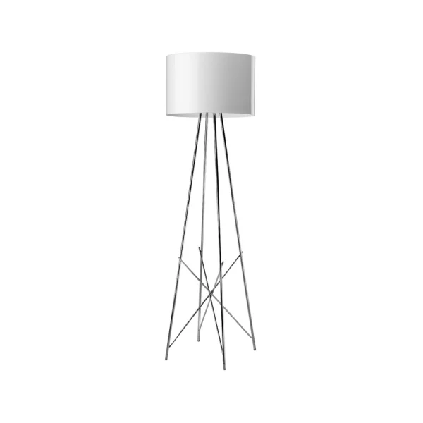 Flos Ray F2 Stehleuchte Weiß-krom
