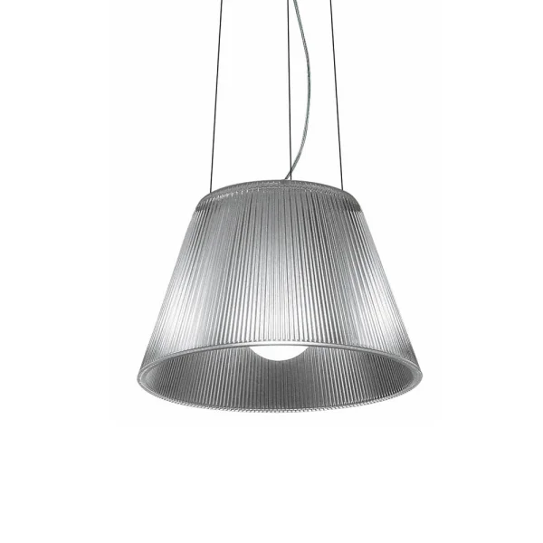 Flos Romeo Moon S1 Pendelleuchte Weiß-glas