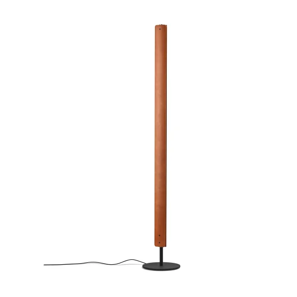 Flos Seki-han Stehleuchte 226 cm Heat treatened ash-black metal