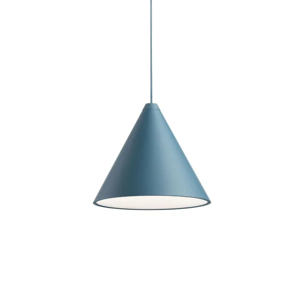 Flos String Light Cone Pendelleuchte Blau, 12 m Kabel