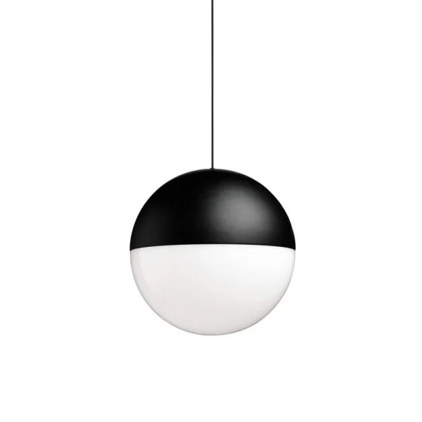 FLOS - String Light Sphere 12m Schwarz Soft Touch Dim