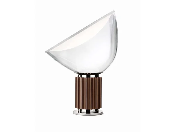 Flos - Taccia LED (Glas) Tischleuchte Bronze