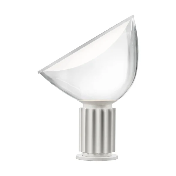 Flos Taccia Tischleuchte LED 64,5 cm Mattweiß
