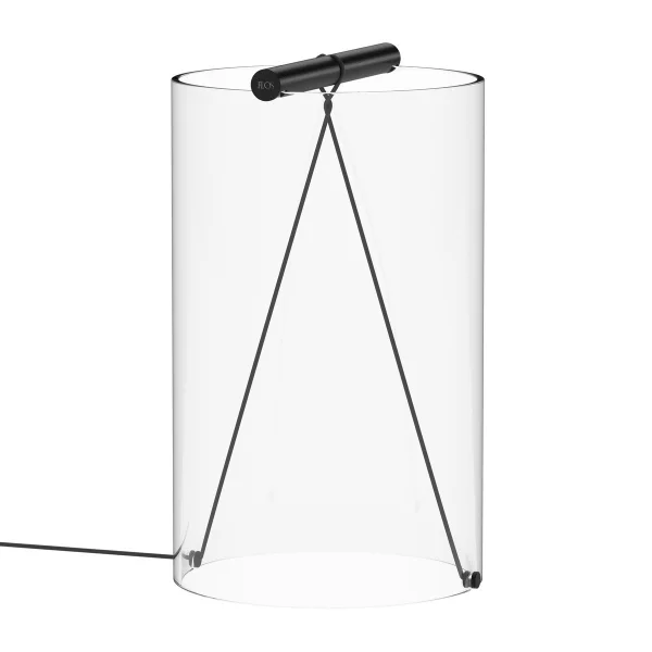 Flos To-Tie T2 Tischleuchte Mattschwarz