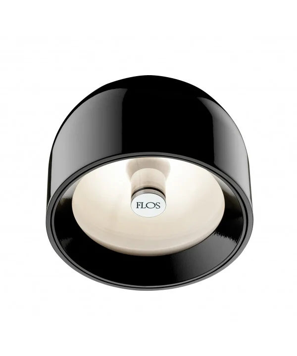 FLOS - Wan Deckenleuchte/Wandleuchte Schwarz