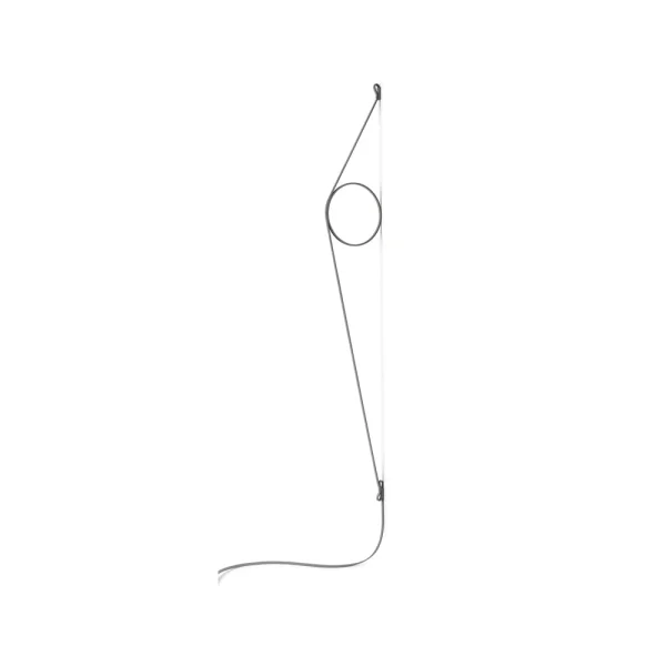 Flos Wirering Wandleuchte Grau-grau