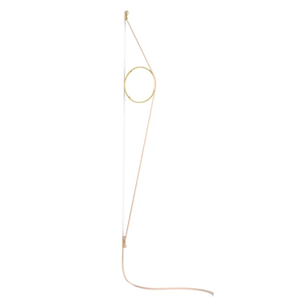 FLOS - Wirering Wandleuchte Pink/Gold