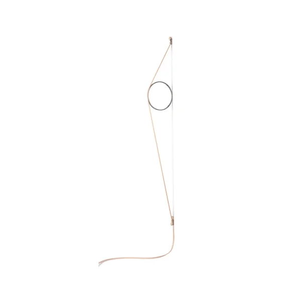 Flos Wirering Wandleuchte Rosa-schwarz