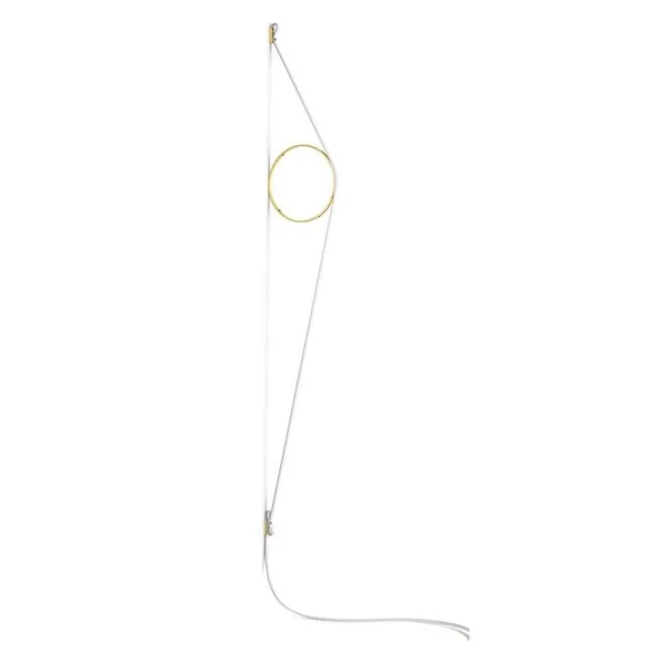 FLOS - Wirering Wandleuchte Weiß/Gold
