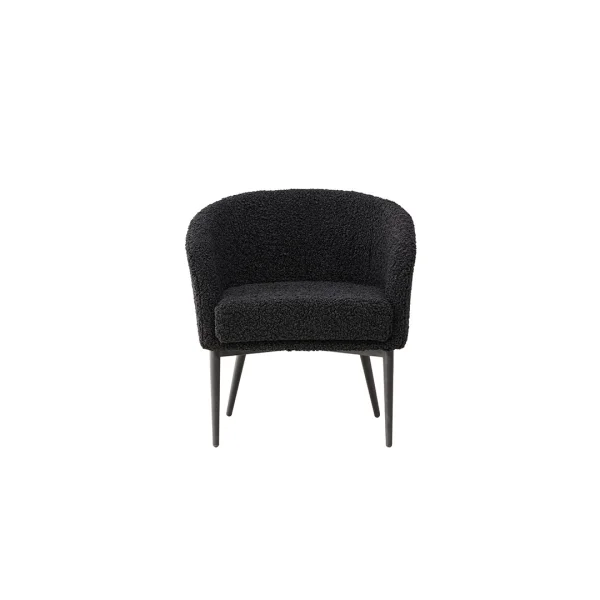 Fluffy Sessel schwarz.