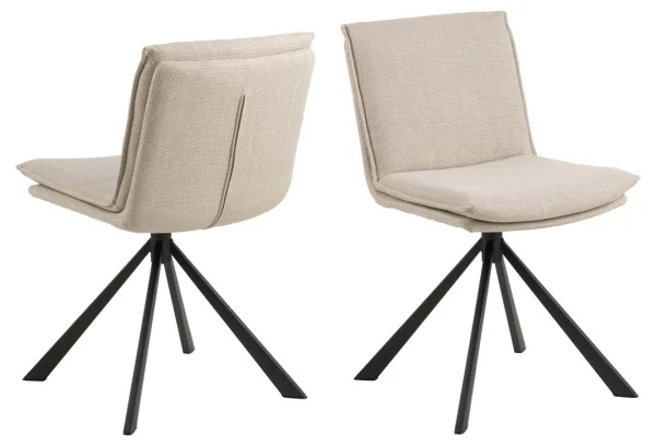 Flynn Esszimmerstuhl beige.