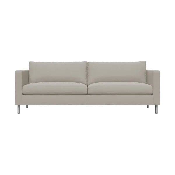 Fogia Alex 2,5 Sitz Sofa Stoff Hiro Sand-aluminiumben