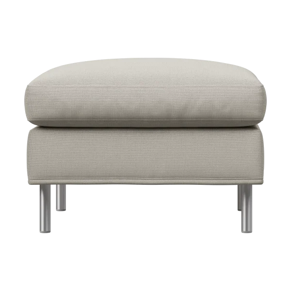 Fogia Alex Fußhocker Stoff Noah 07 Light Beige, Large