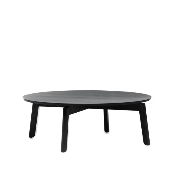 Fogia Area Sofatisch Esche schwarz gebeizt, ø80 h.28 cm