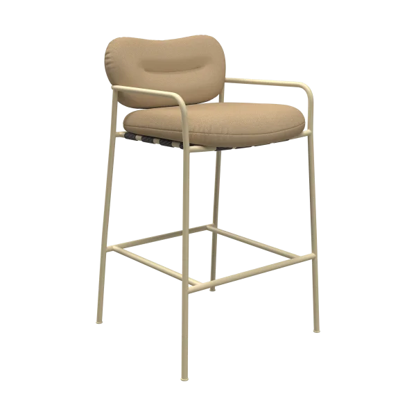 Fogia Bollo Barstuhl low 65 cm Vidar 4 0323 beige-beige