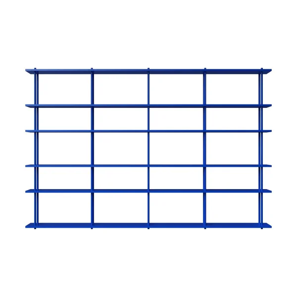 Fogia Bond Wandregal W406 Blau lackierte Birke