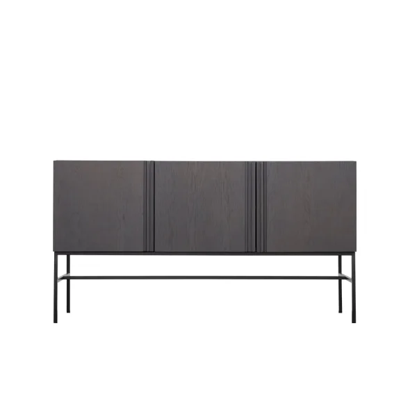 Fogia Boss Sideboard Eiche-3 Türen-Kalkstein-Metallgestell