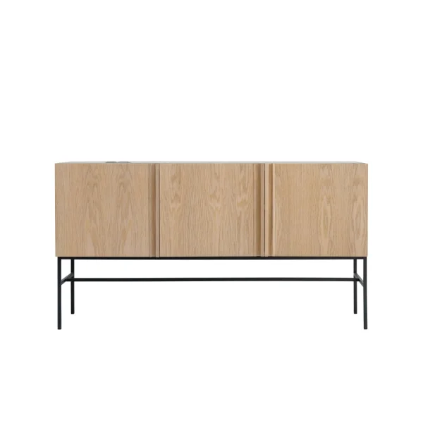 Fogia Boss Sideboard Eiche hell 3 Türen Metallgestell