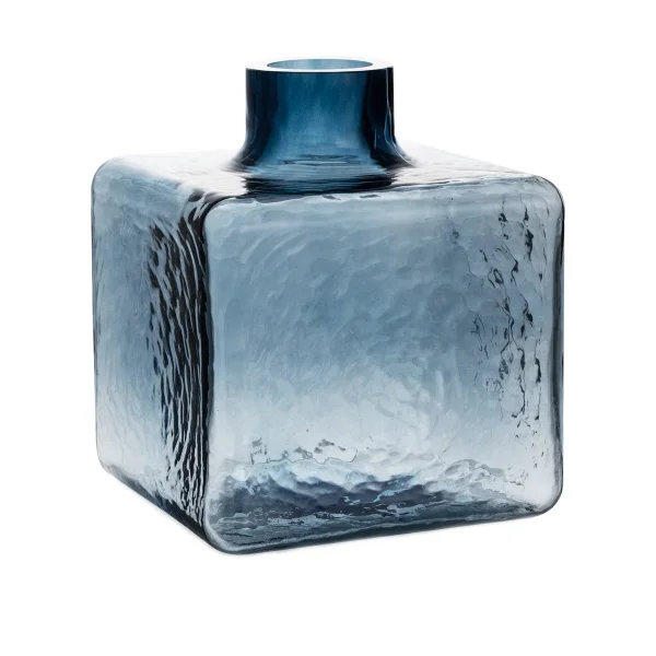 Fogia Cube Vase Blau, 23×20×20 cm