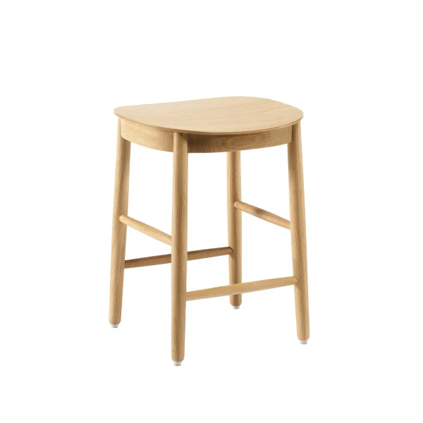 Fogia Figurine Hocker Eiche, niedrig