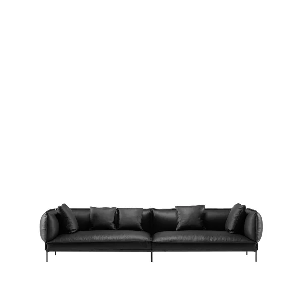Fogia Jord 2,5-Sitz Sofa Elmosoft 99999-schwarzgebeizte Eiche