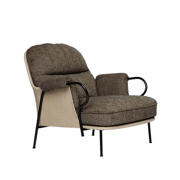 Fogia Lyra Loungesessel Stoff brown