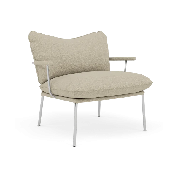 Fogia Pico Sessel Barnum 2-teilig-polished stainless steel