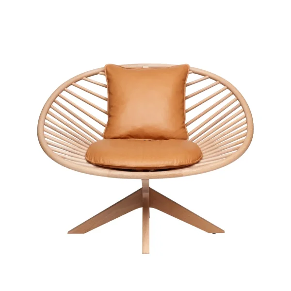 Fogia Superstructure Sessel elmotique 43024 cognac-lackierte Esche