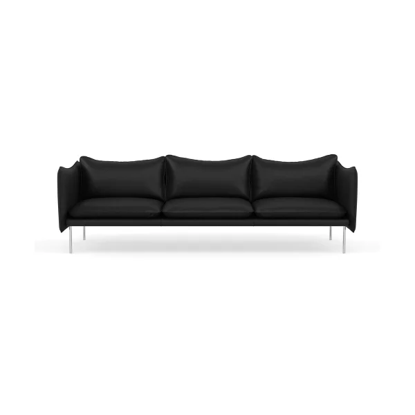 Fogia Tiki Sofa 3-Sitz Elmosoft 99999-polished stainless steel