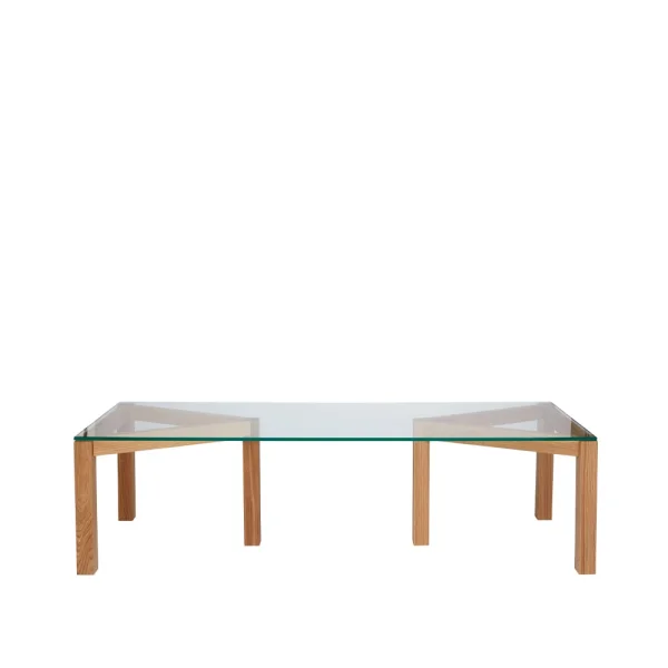 Fogia Winwin Couchtisch glas klar, elfenbein